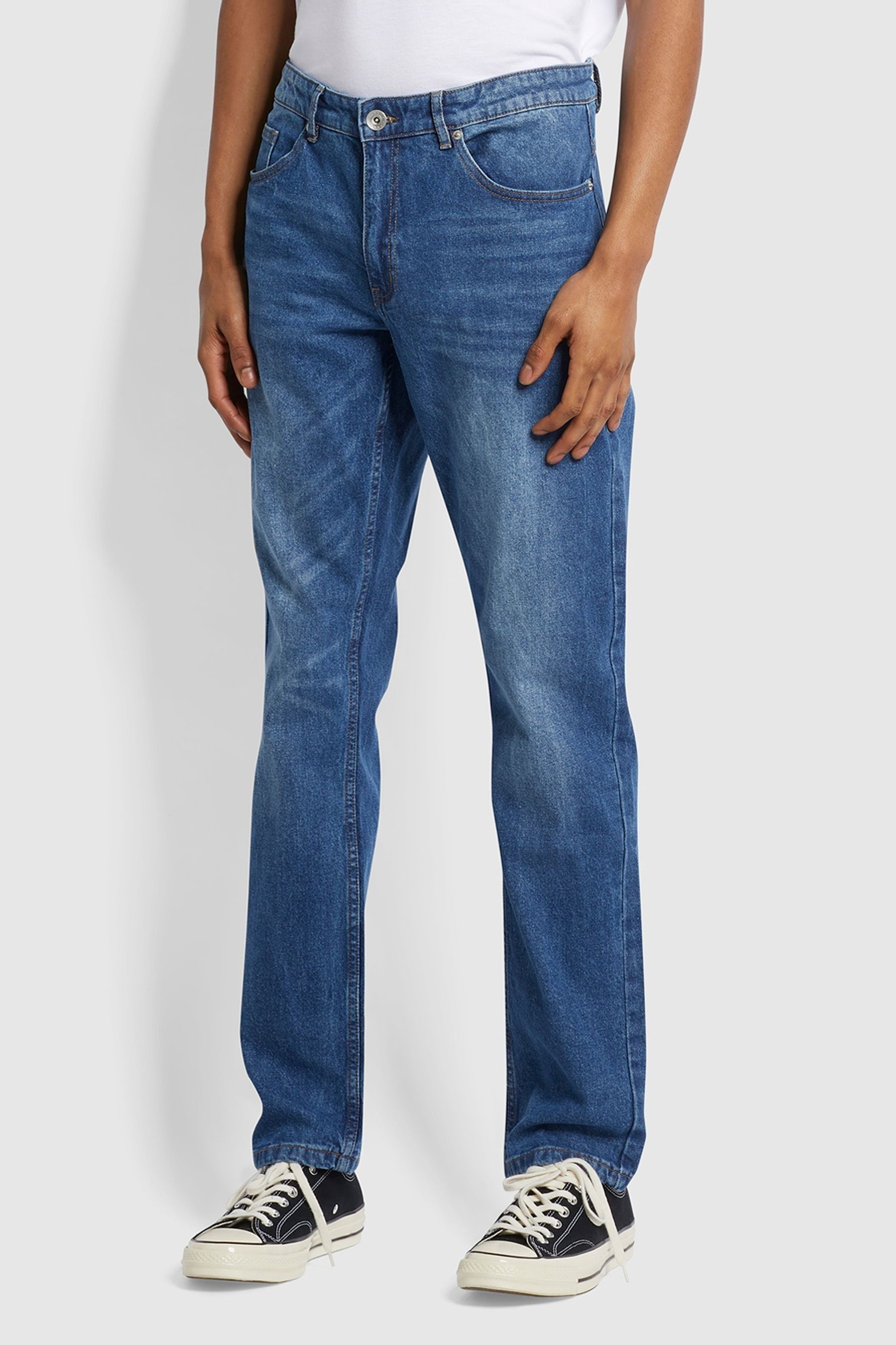 Farah Blue Elm Stretch Denim Jeans