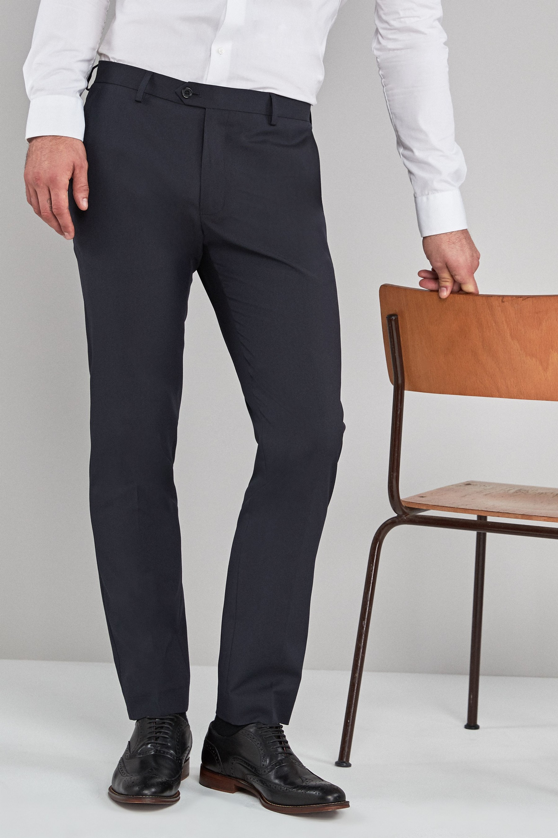 Stretch Formal Trousers Skinny Fit