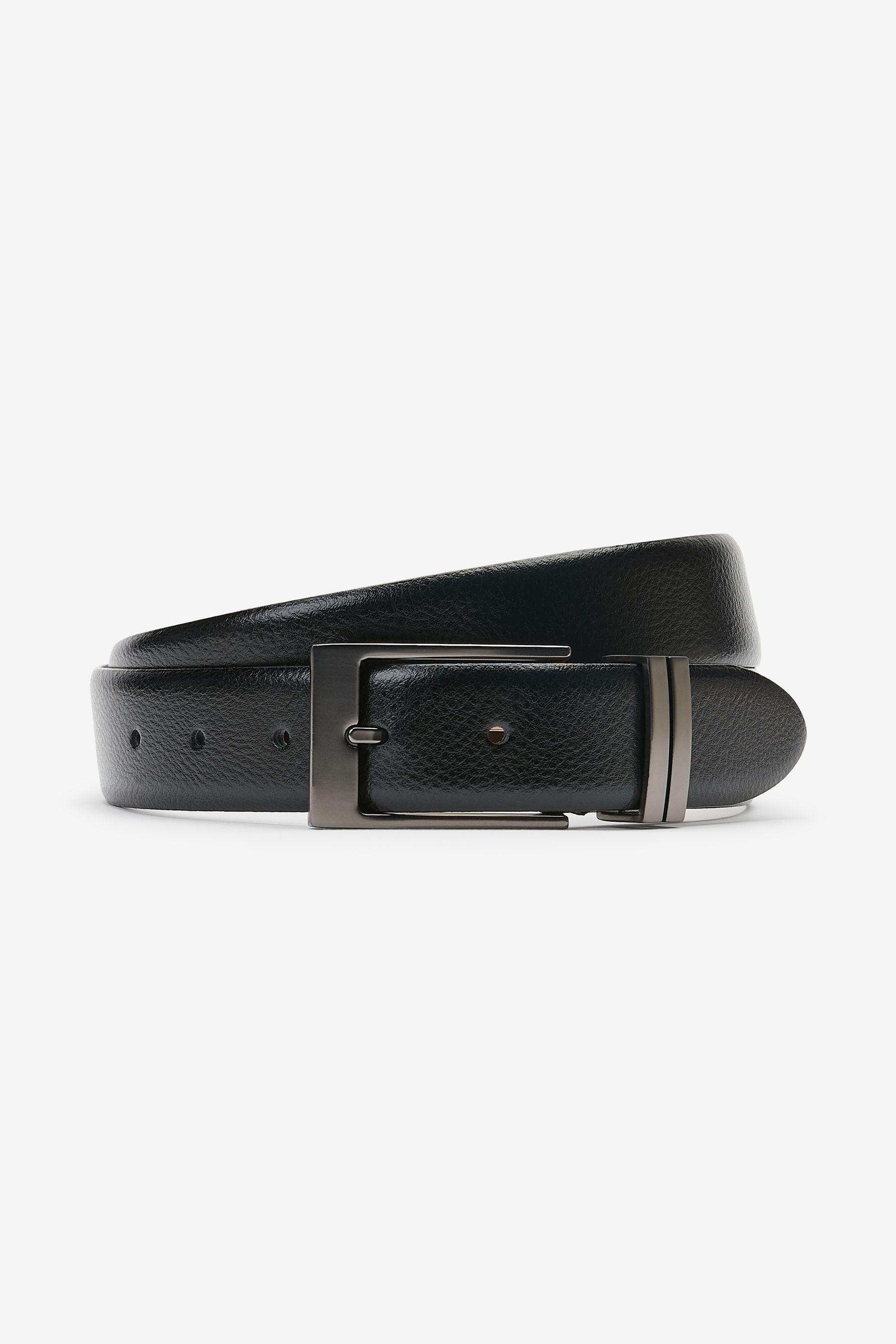 Signature Italian Leather Metal Loops Belt