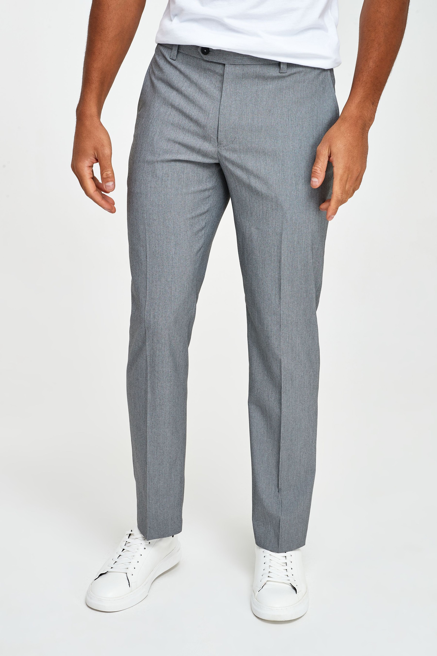 Stretch Formal Trousers Tailored Fit