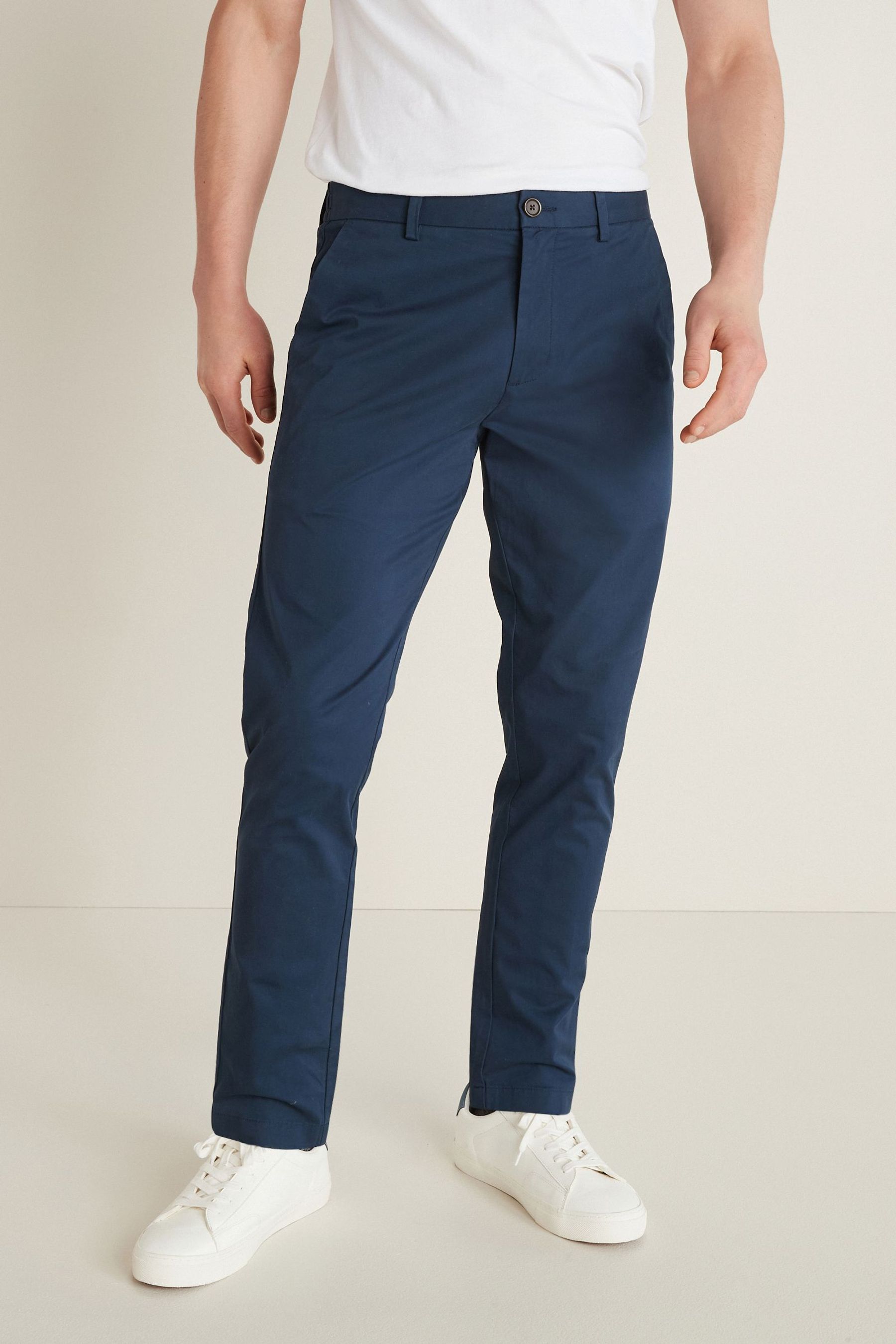 Stretch Chino Trousers Slim Fit