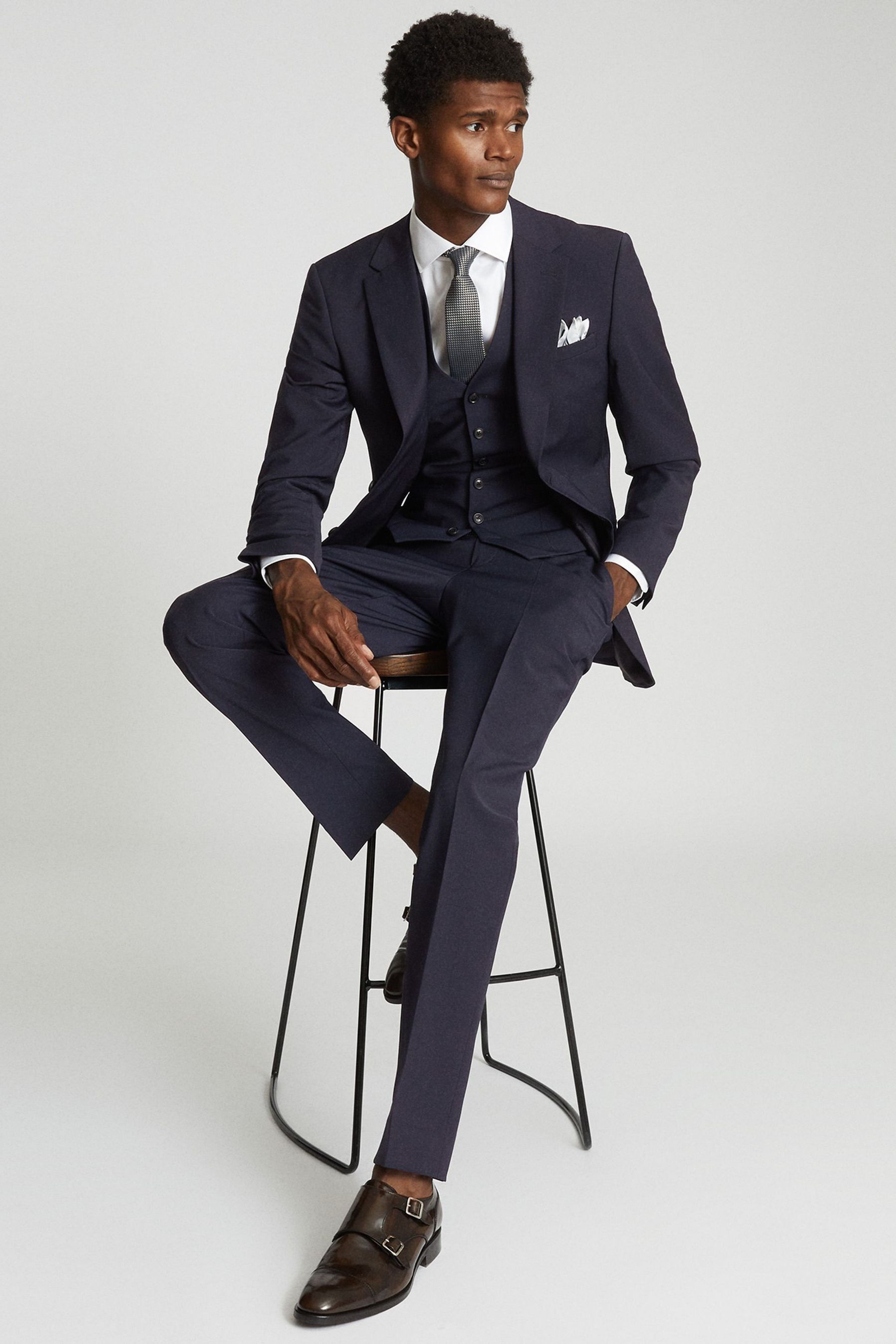 Reiss Hope Modern Fit Travel Suit: Trousers