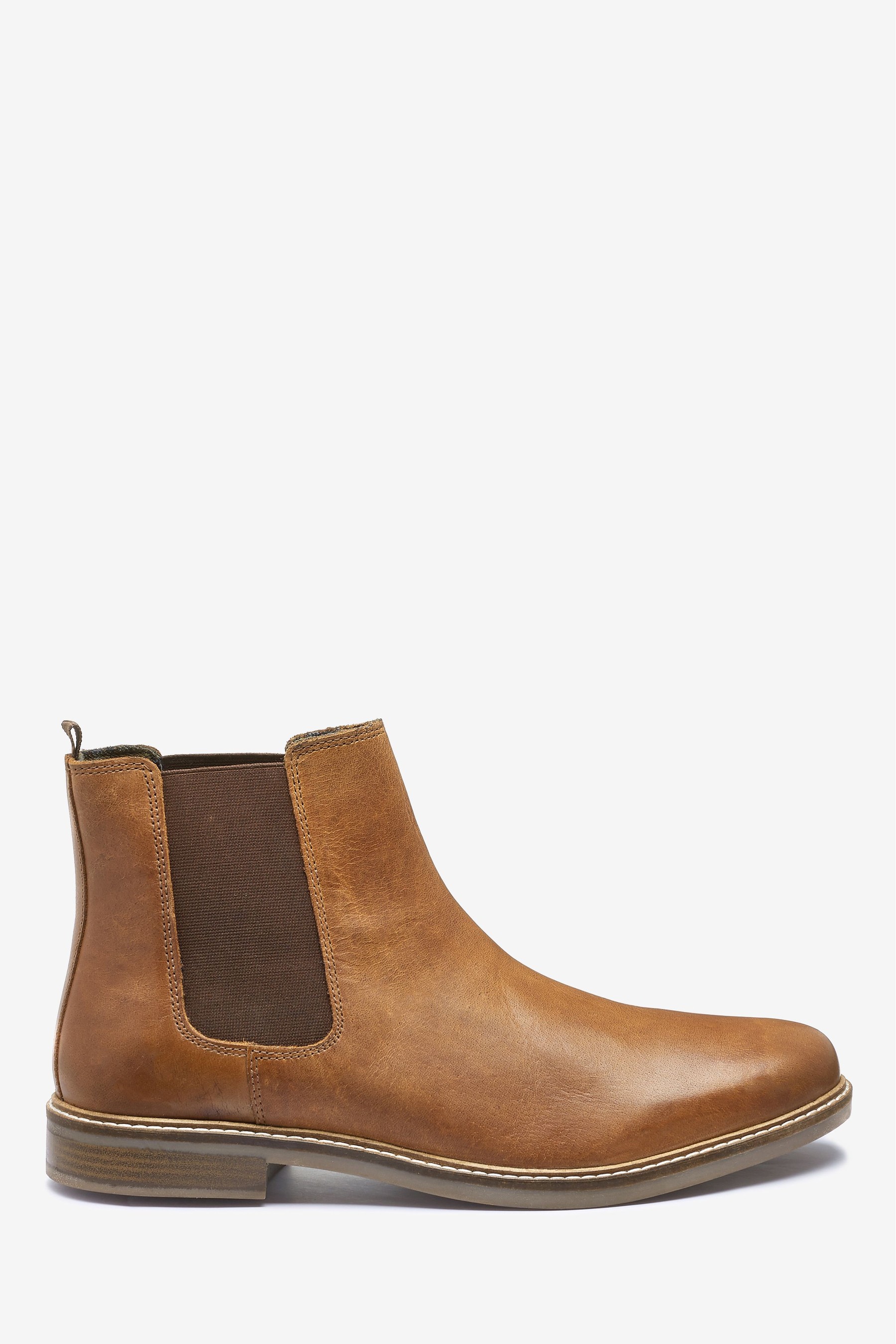 Waxy Finish Chelsea Boots