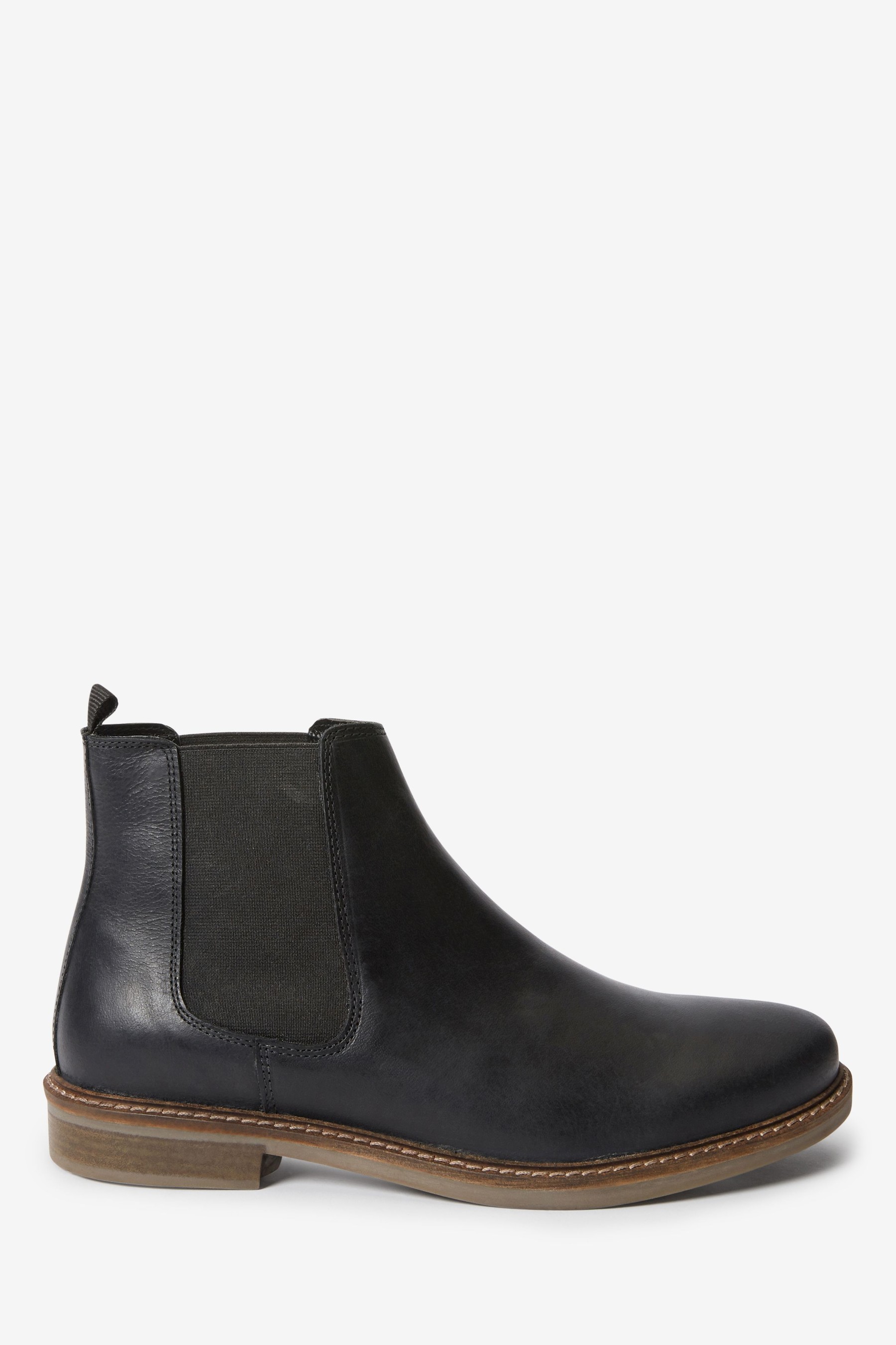 Waxy Finish Chelsea Boots