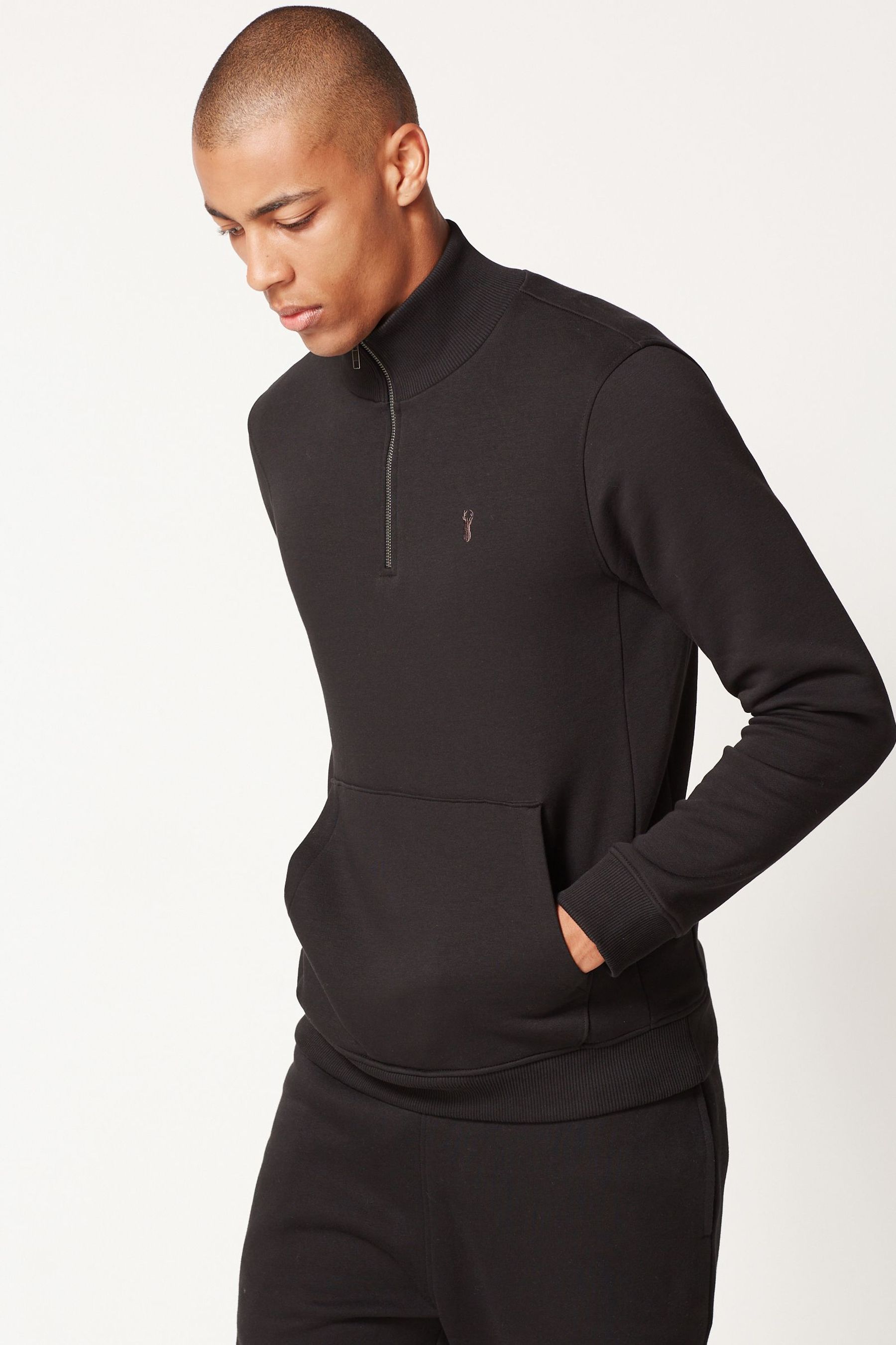 Jersey Top Zip Neck