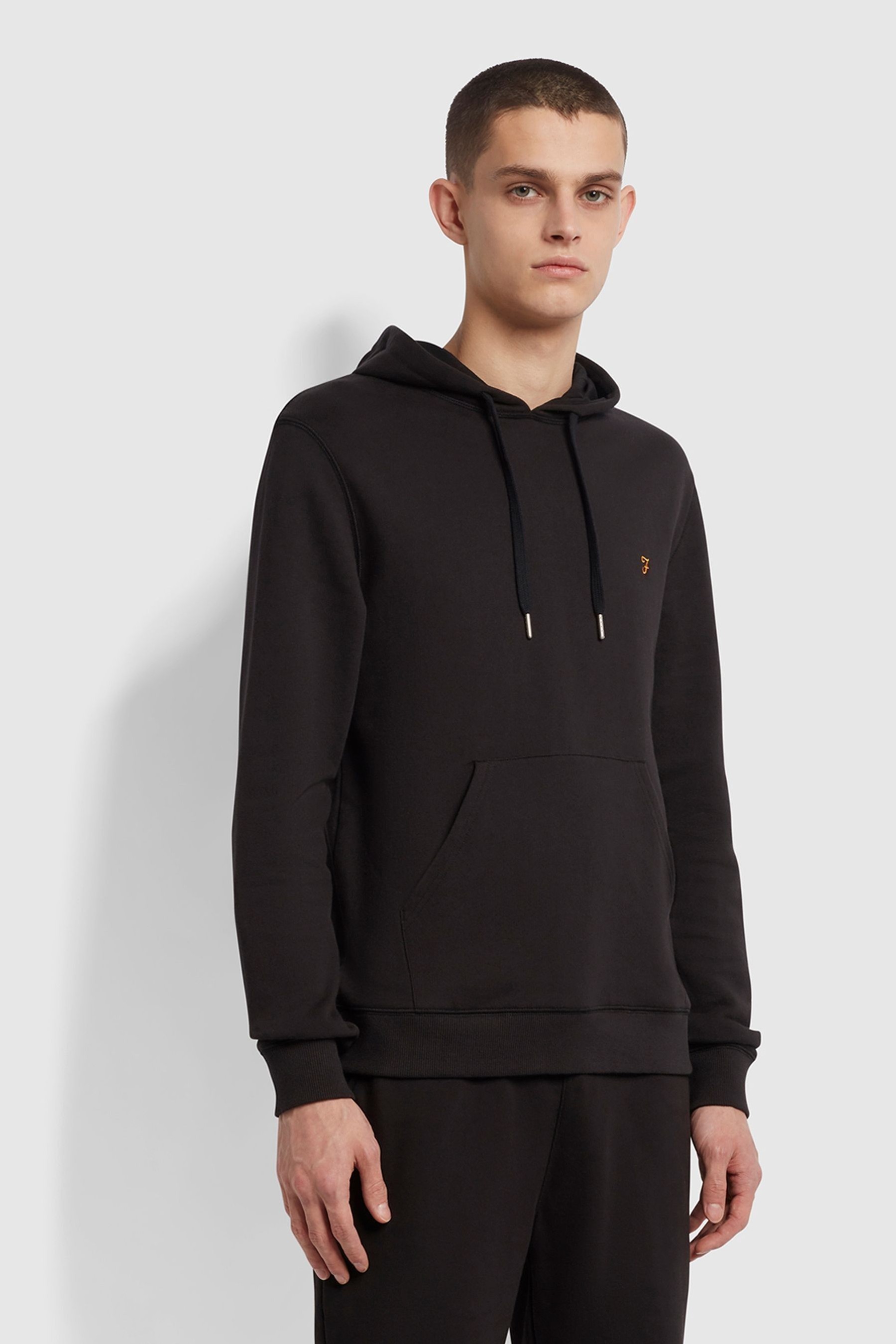 Farah Black Zain Hoodie