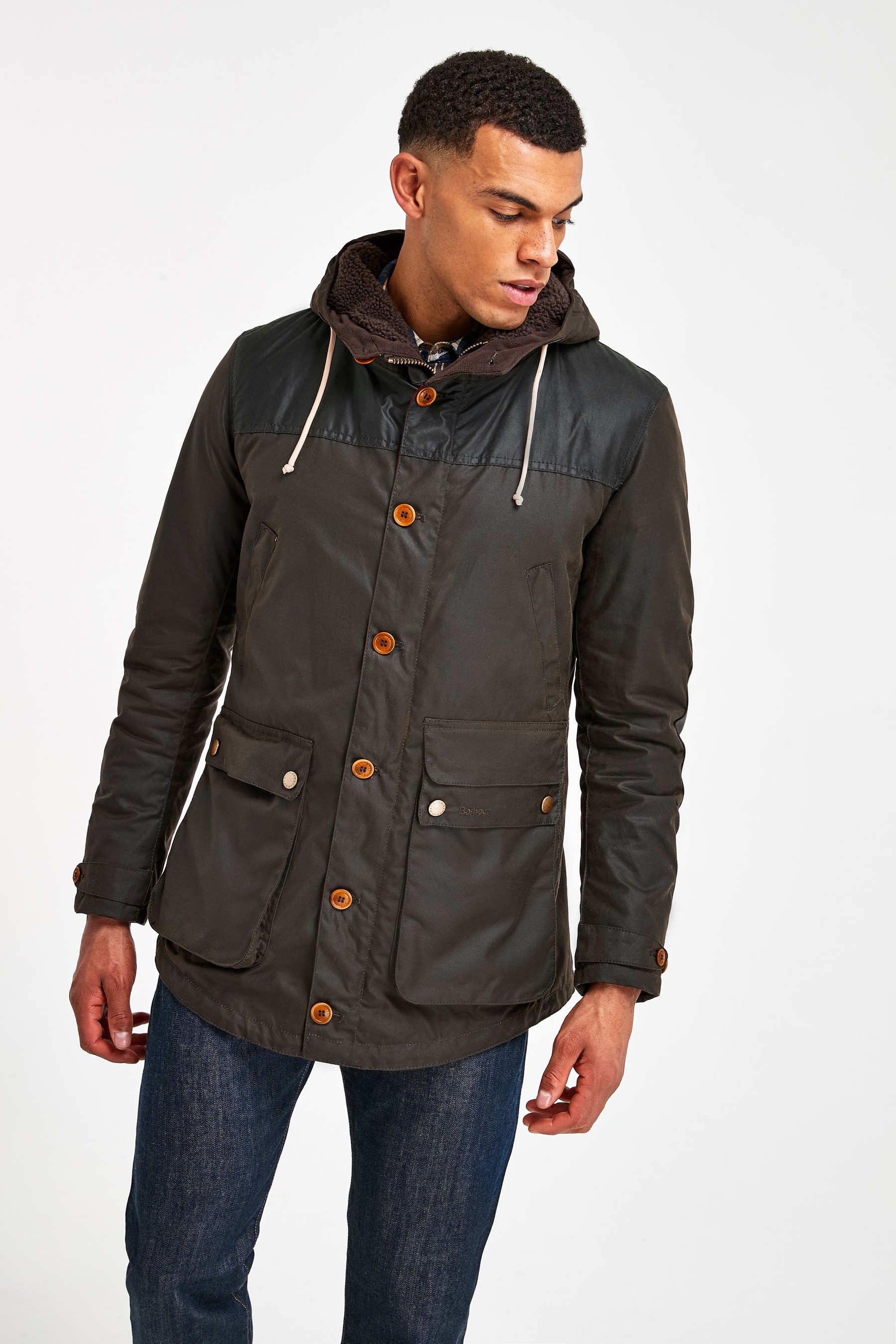 Barbour® Olive Green Game Parka