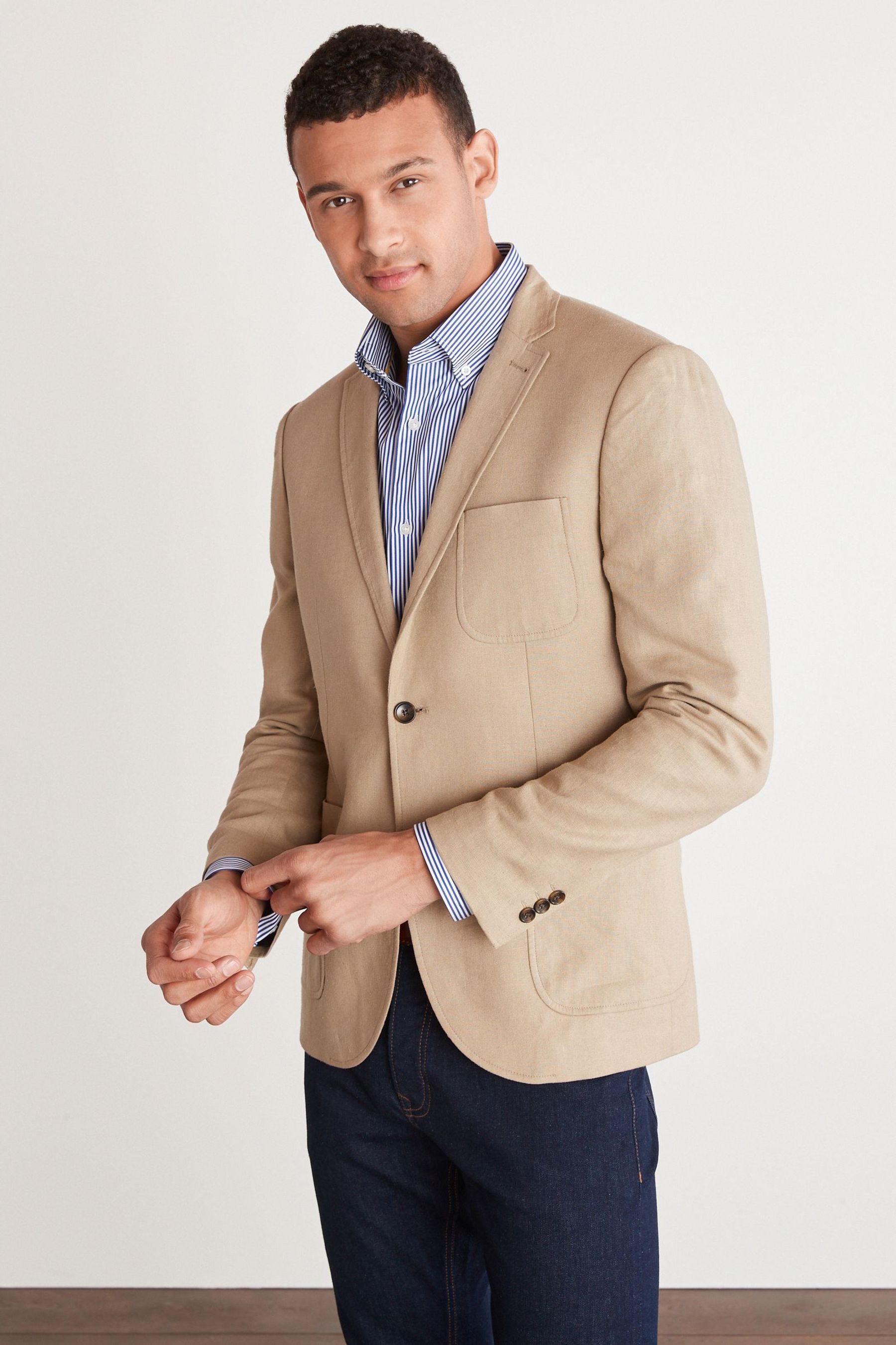 Linen Blend Blazer