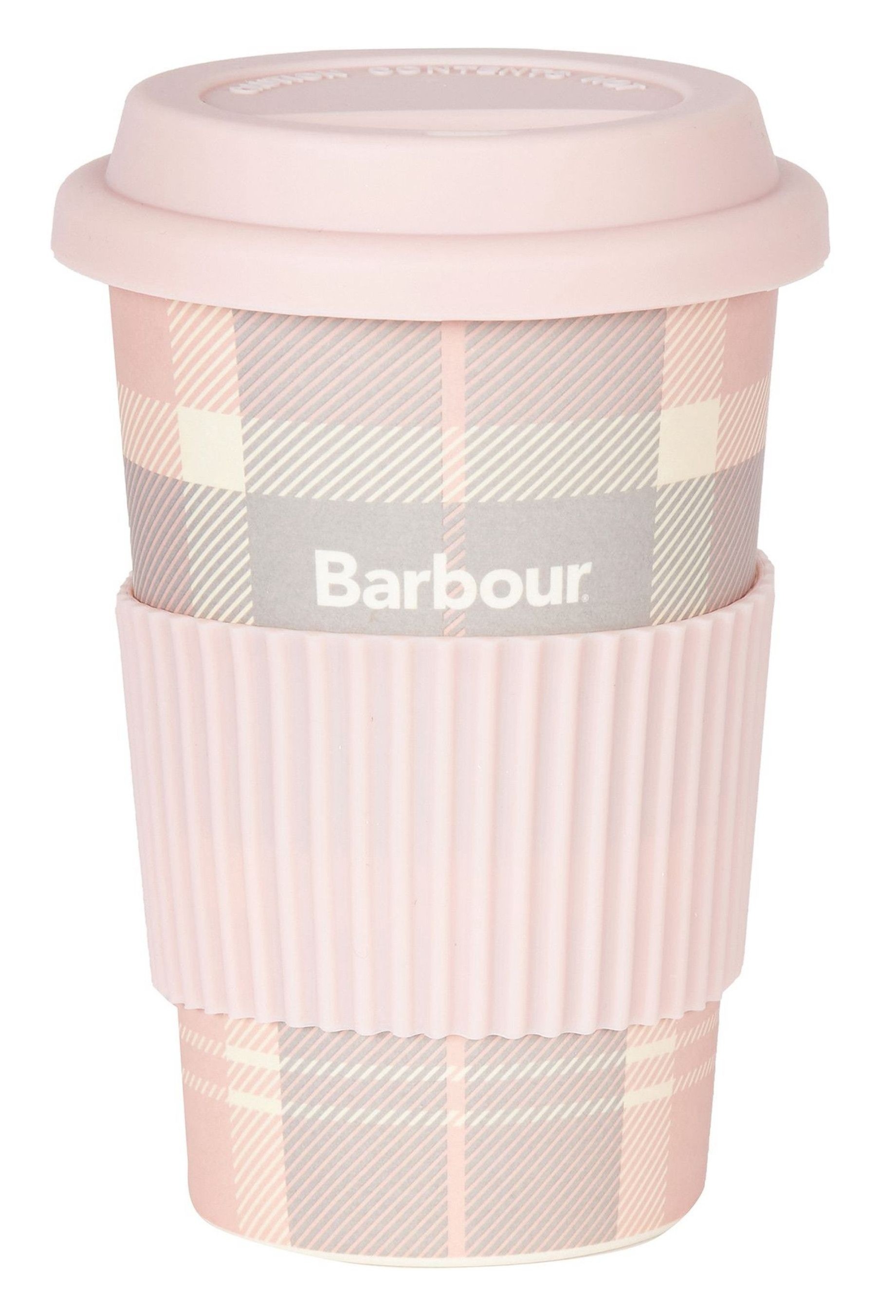 كوب السفر من Barbour® Pink Tartan