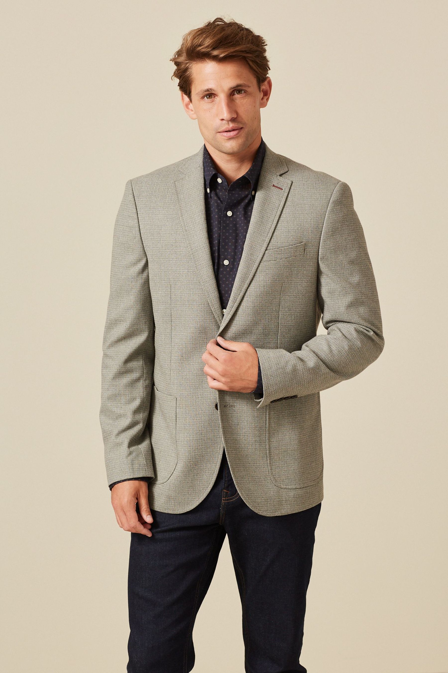 Textured Blazer