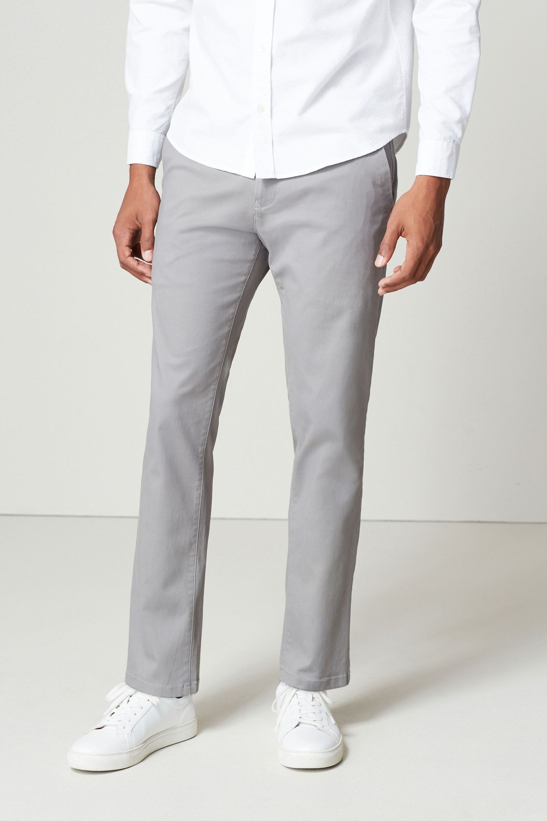 Stretch Chino Trousers Slim Fit