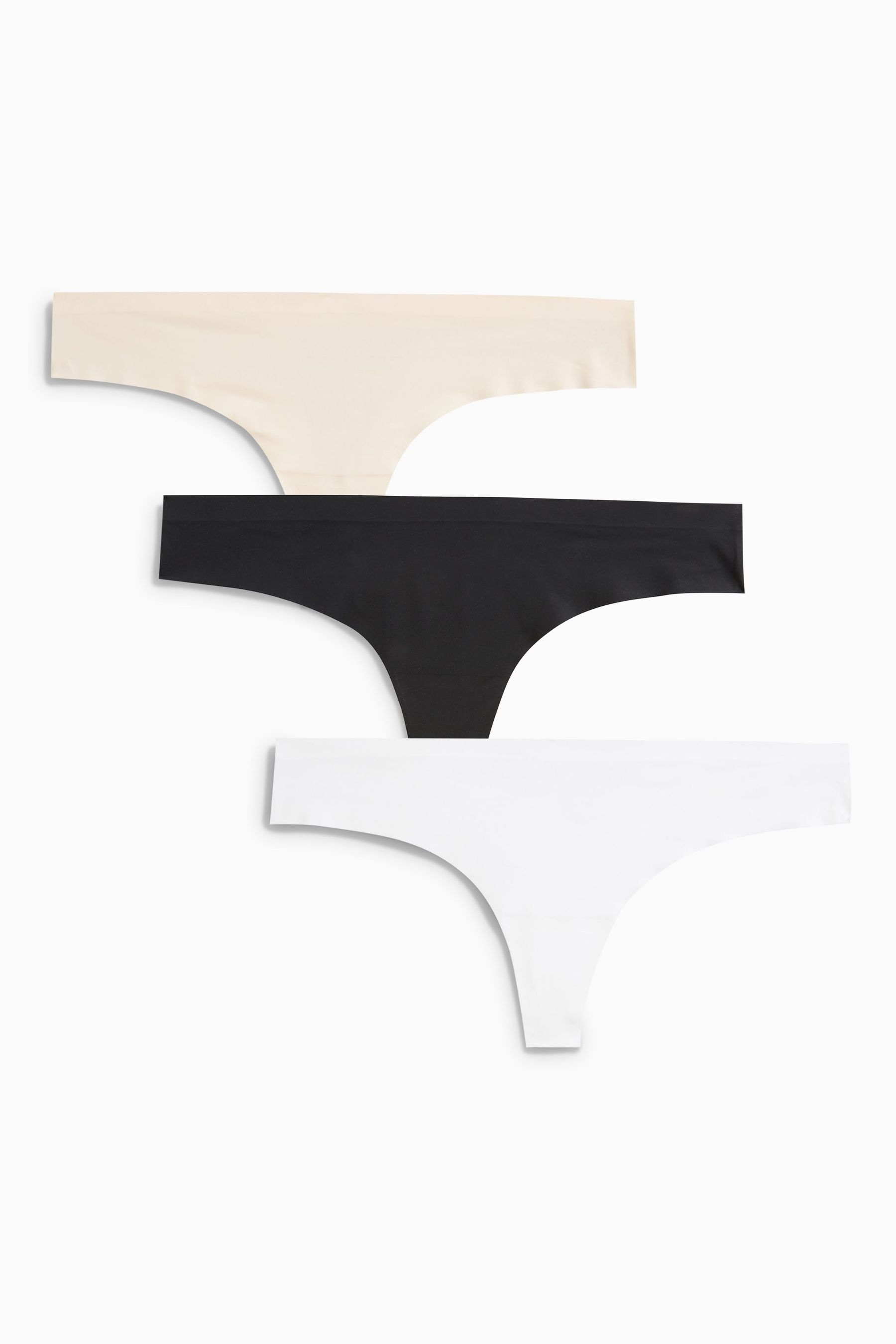 No VPL Knickers 3 Pack Thong