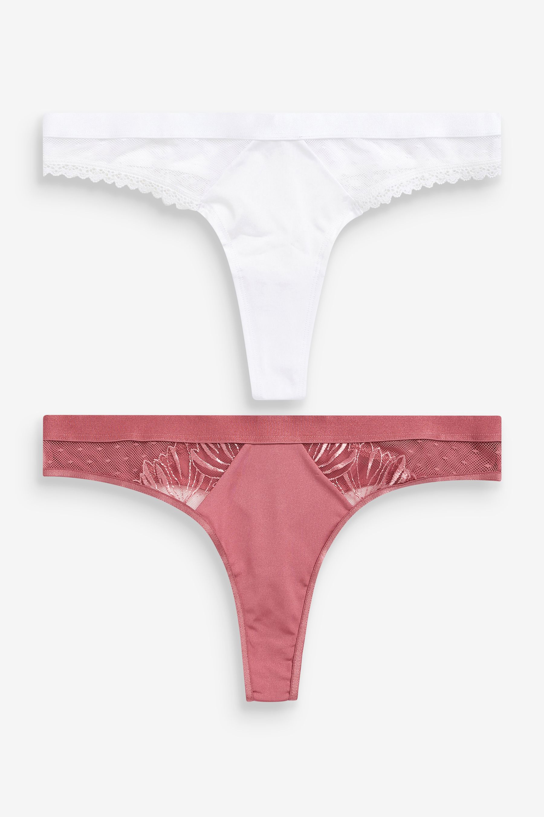 Embroidery Knickers 2 Pack