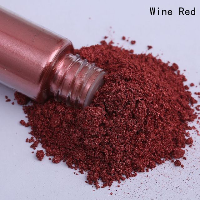 10g Mica Powder Epoxy Resin Dye Pearl Pigment Natural Mineral Mica Handmade Soap Coloring Powder for Cosmetic Soap Making