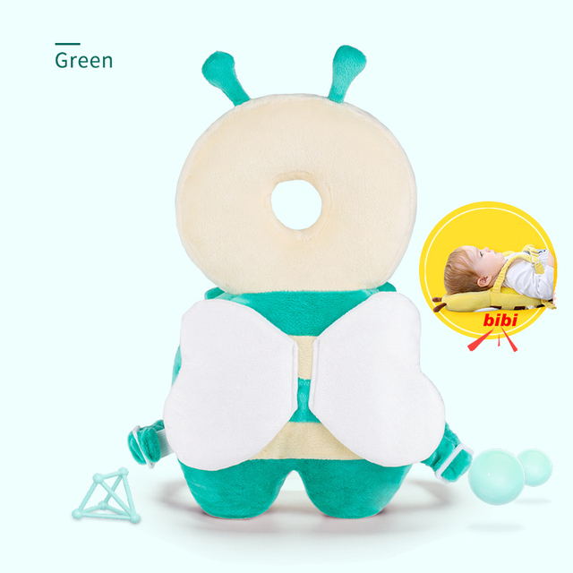 Baby Infant Head Protector Safety Pad Back Cushion Prevent Wounded Cartoon Security Pillows Breathable Anti-drop Pillow 1-3T