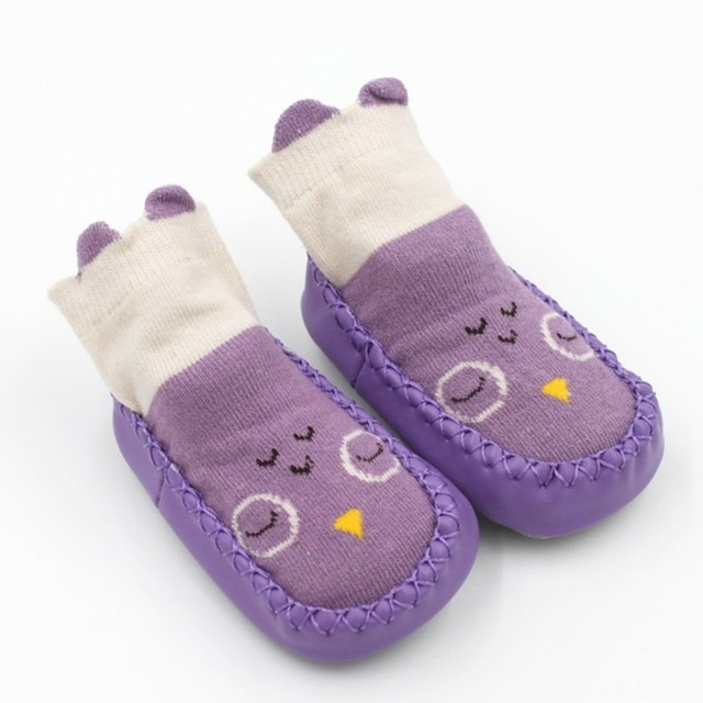 baby indoor sock baby shoes newborn boy socks winter thick terry cotton baby girl sock with rubber soles infant animal sock