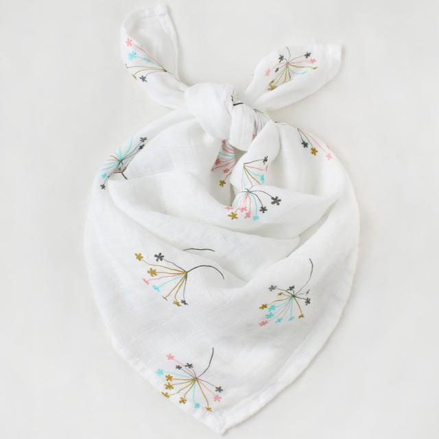 70% Bamboo + 30% Cotton Muslin Swaddling Wrap Burpy Towel Scarf Bibs Muslin Baby Blankets Newborn Diaper Pielucha 60*60cm