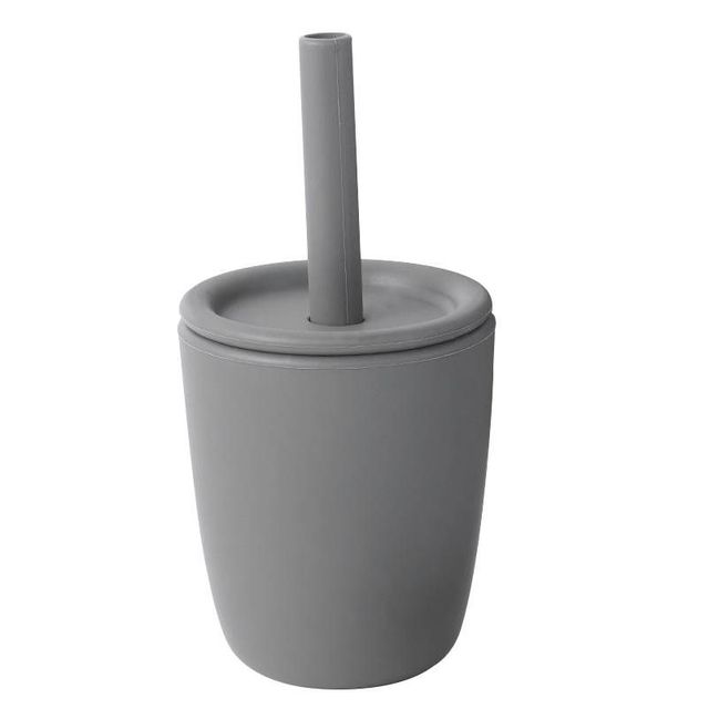 Custom hight super soft training non-toxic drinking straw organic detergent detachable sensory sippy silicone tumbler silicone cup