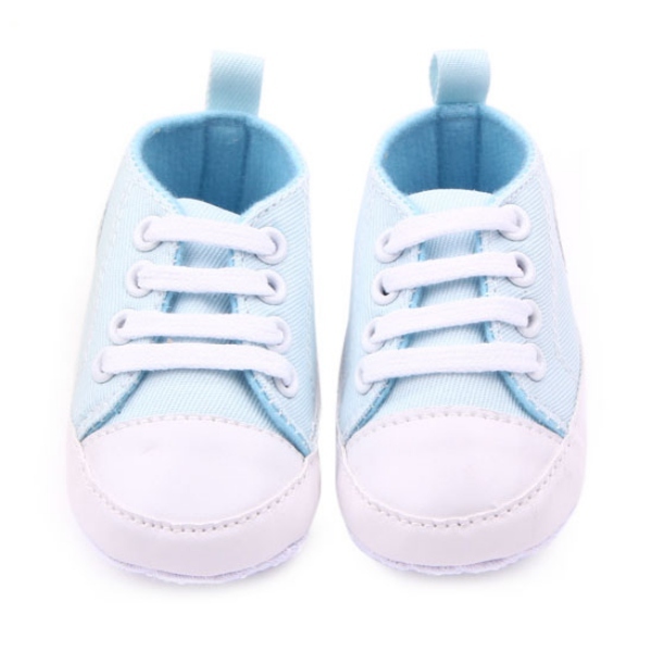 Fashionable Baby Canvas Shoes 0-12 Months Soft Sole Baby Shoes Pre Walking 12 Colors