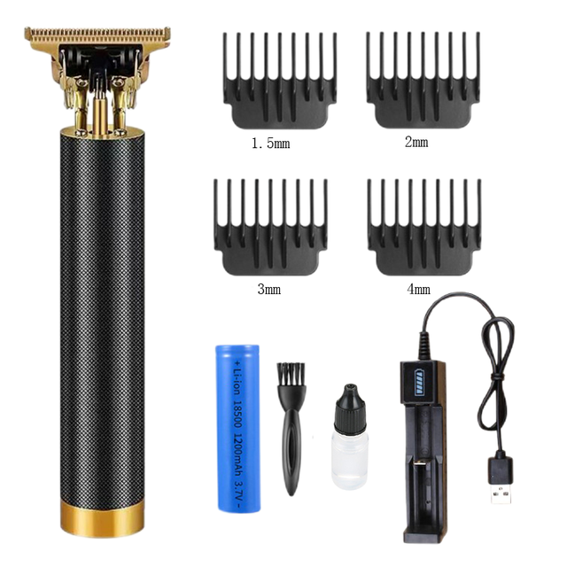 All-metal vintage T9 machine women's hair clipper hairdressing professional haircut machine 0mm nose and ear trimmer finish man