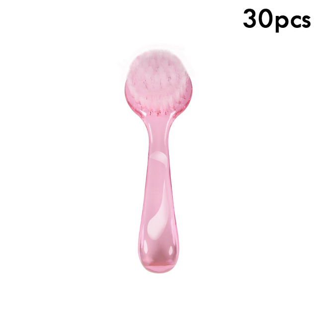 10/20/30/50pcs Plastic Nail Dust Cleaning Powder Brushes Removal Tools Dust Cleaner Nail Cleaning Brush Clean Tools Nail Brushes