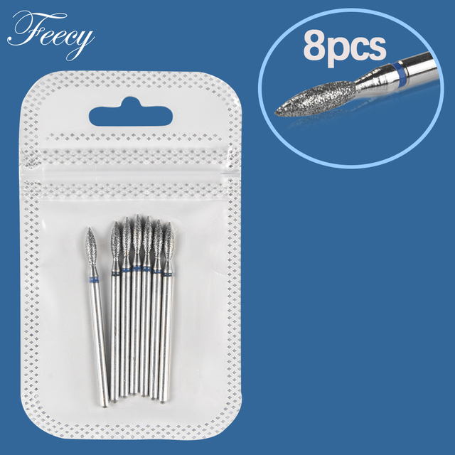 7/8/10pcs Diamond Nail Drill Bits Set Milling Cutter Manicure All About Nail Machine Bits Kits Nail Files Decorations