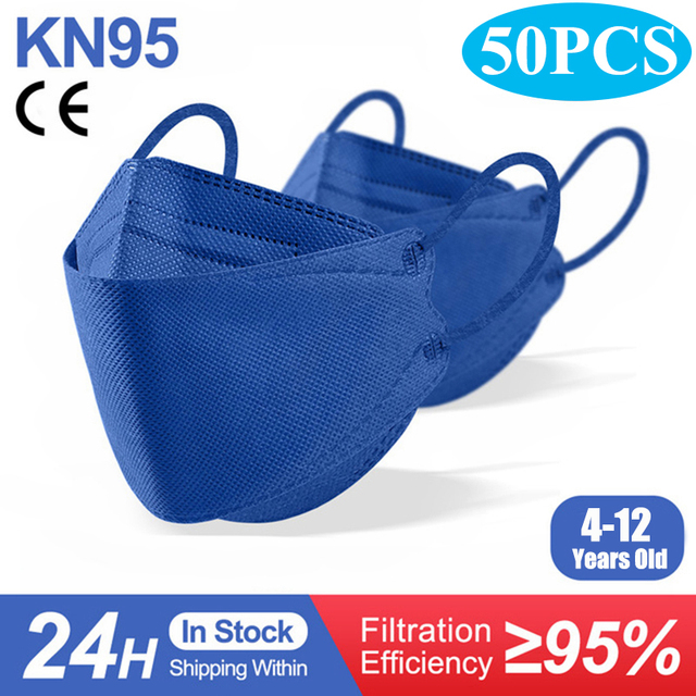 Kids kn95 Masks ffp2mascarillas Fish ffp2 Ninos Child Respirator Mouth Mask Respirator N95 Mask KN95 Mascarillas Infantil