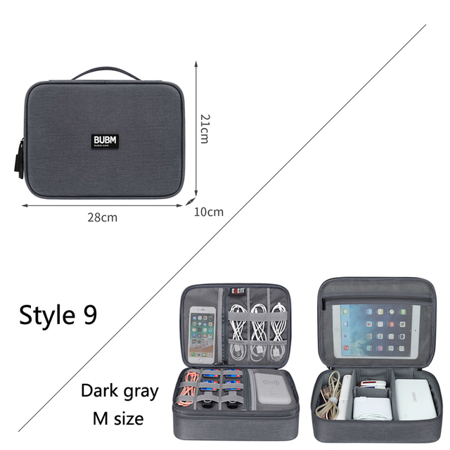 POP Digital Power Bank Bag Receive Accessories Case for ipad Cable Organizer Portable Bag for USB