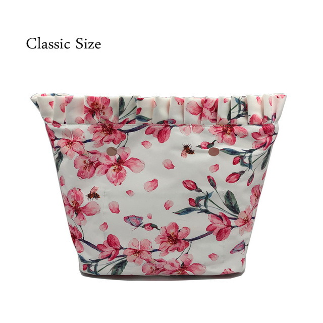 Women's Classic Mini Floral Briefcase Bag, Interior Zipper Pocket, Water Resistant Coating