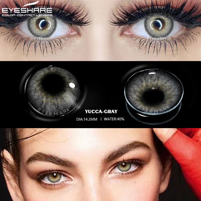 Eyeshare Colored Eye Lenses Annual Makeup Colored Eye Contact Lenses Eye Contact Lenses Cosmetic Colored Eyes Eyes Makeup