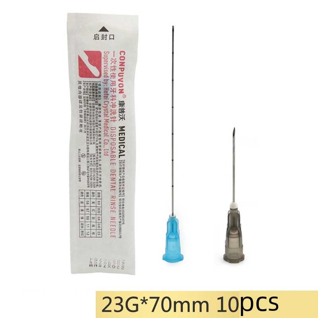 Blunt tip cannula for filler injection 18G 21G 22G 23G 25G 27G30G uric acid face fill nose slight blunt needle 2pcs/pack *10