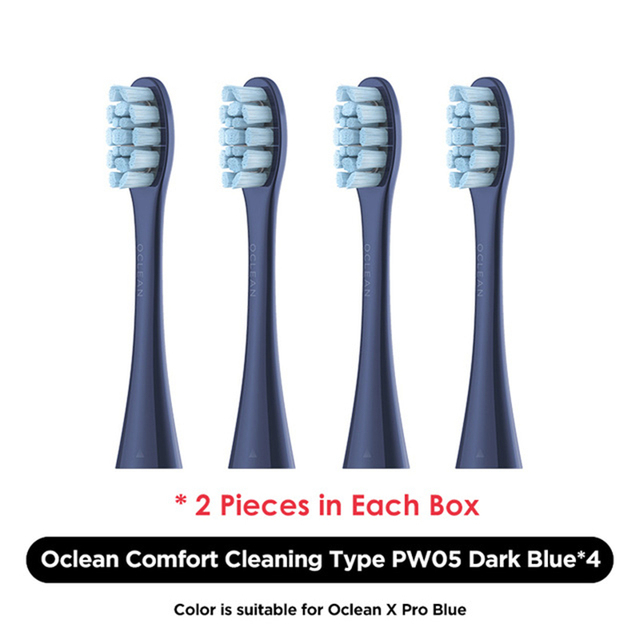 Oclean X Pro Elite/X Pro/F1/Air 2/One 2/4pcs Replacement Brush Heads for Electric Toothbrush Deep Cleaning Toothbrush Heads