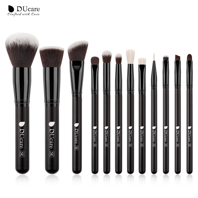 DUcare Makeup Brushes Set 8- 27pcs Powder Foundation Eyeshadow Synthetic Goat Hair Cosmetics Make Up Brush pinceaux de maquillage