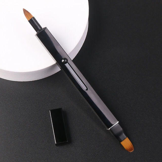 sainbj makeup brush portable lip contour concealer lip concealer makeup brush double end makeup brush for women