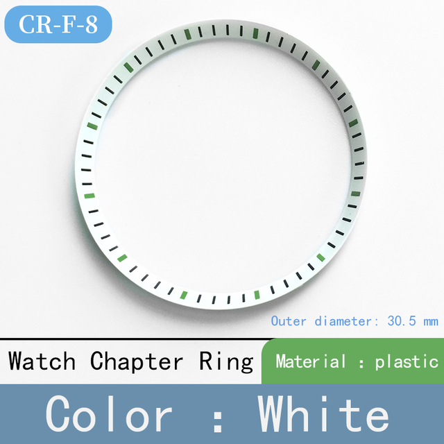 Mod watch chapter ring plastic for Seiko SKX007 SRPD53 for NH35 NH36 movement watch repair tool parts