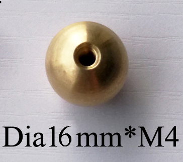 10pcs/lot M3/M4/M5/M6/M10 brass female ball head copper inner teeth ball nut, light cap nut cap, lighting accessories