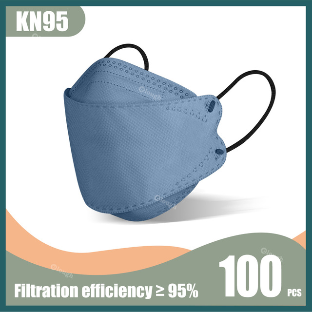 10-100pcs Fish Mask KN95 FFP2 Mascarillas FPP2 homology ada masks for adults disposable ffp2 respirator mask fpp2 colores kn95 masque