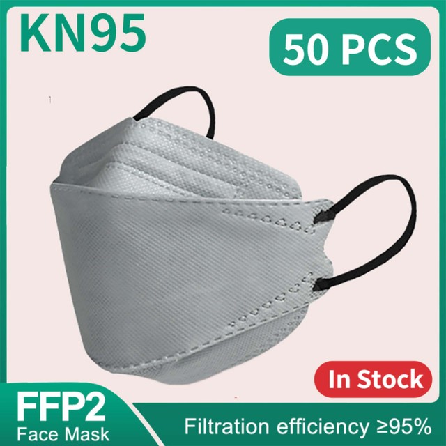 الأمن الكورية KN95 أقنعة Morandi 4 طبقات قناع وجه واقي Mascherine FFP2 Mascarillas FPP2 أقنعة Masque Noir ffp2fan CE