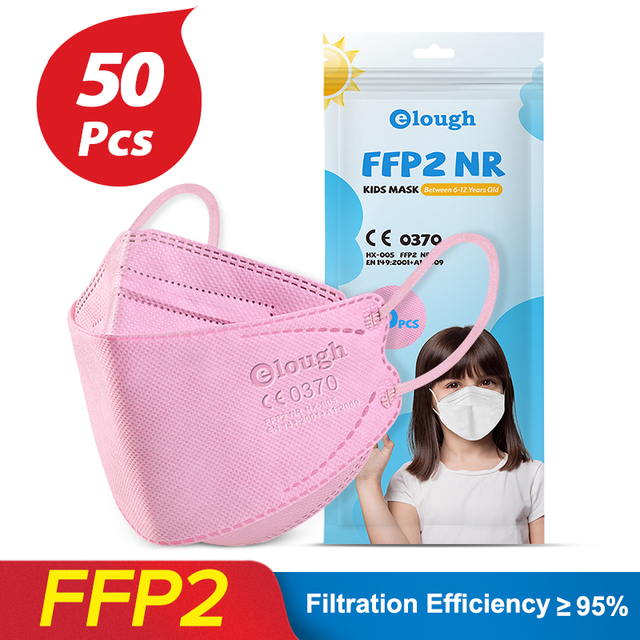 أقنعة إيلو FPP2 للأطفال 6-12 سنة الأسماك الكورية Mascarilla Infantil FPP2 قابلة لإعادة البيع 4 طبقات FFP2 KN95 قناع للأطفال