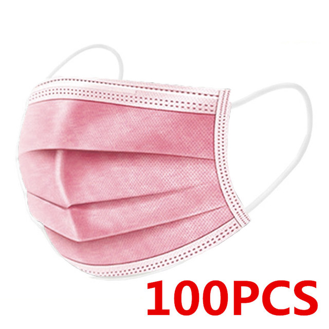 Disposable protective mask 3 ply non woven fabric dust cloth