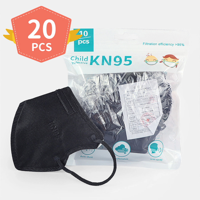 2022 New Kids FFP2 KN95 Mask for 3-10 Years Old Kids Thicker Cute 5 Layer Mask Reusable Breathing Mouth Mask Anti-Fog