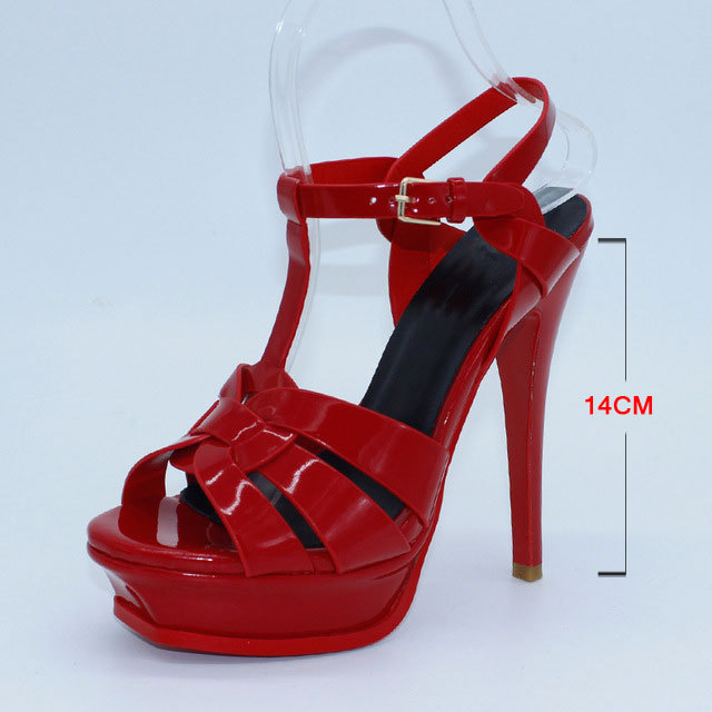 Cool Sept Genuine Leather High Heel Sandals Women Heels 10cm and 14cm Sexy Shoes Fashion Woman Shoe R4425 Hot Sale 33-40