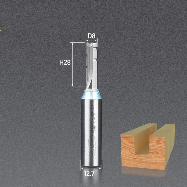 12.7 مللي متر shank-1pcs ، cnc الصلبة كربيد النجارة النقش راوتر بت ، 3 المزامير مستقيم الخشب الطحن القاطع ، TCT قطع نهاية مطحنة