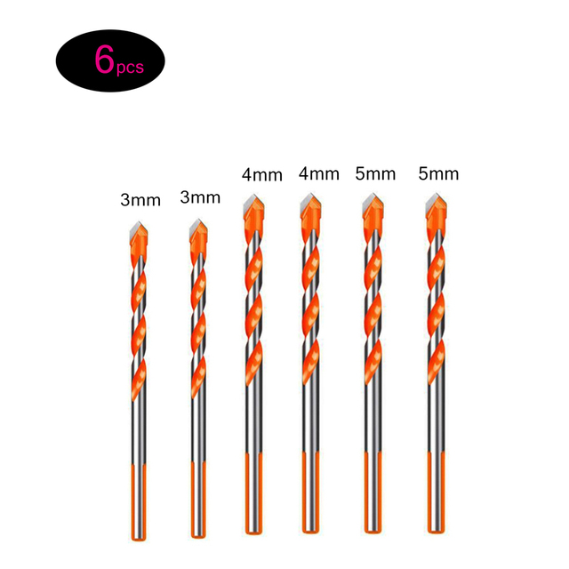 3-12mm high quality professional multifunctional drill bit sets for ceramic tile, concrete, wall, metal and wood drilling