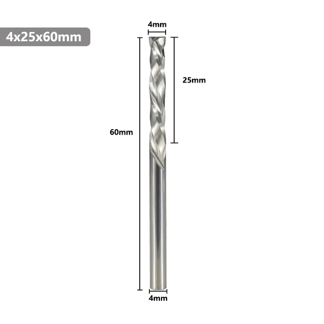 XCAN Up Down Cutter 3.175/4/5/6/8/10mm Shank CNC Router Bit for Woodworking 2 Flute Carbide End Mill Wood Mills Cutter