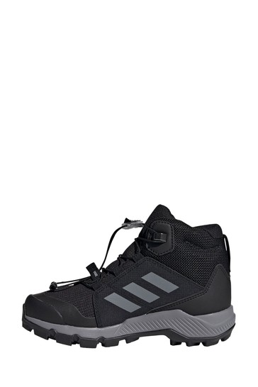 adidas Black Terrex Mid Gore Tex Hiking Youth and Junior Trainers