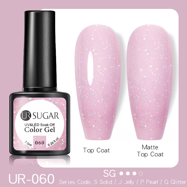 ur sugar pink nail gel polish 7.5ml each for manicure semi permanent soak off gel uv led varnish gel nail art design