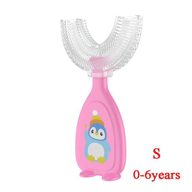 360 Degree Baby Toothbrush U Shape Baby Toothbrush Soft Silicone Toothbrush For Baby Teeth Cleaning Oral Care