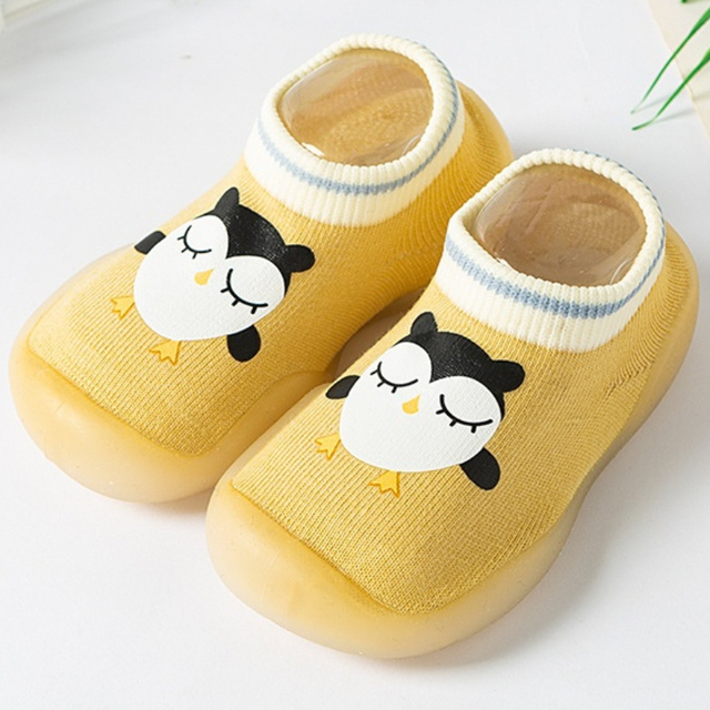 Newborn Baby Socks Shoes Boy Girl Dinosaur Baby First Walkers BeBe Cotton Comfort Soft Anti-Slip Prewalker Crib Infant Shoes