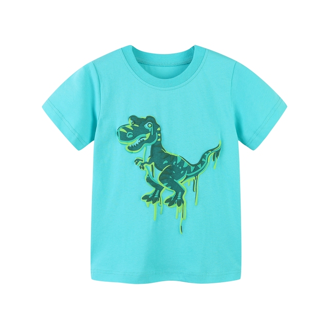 Little maven baby boys summer clothes lovely shark and whale cotton T-shirt baby boy boys kids 2-7 years